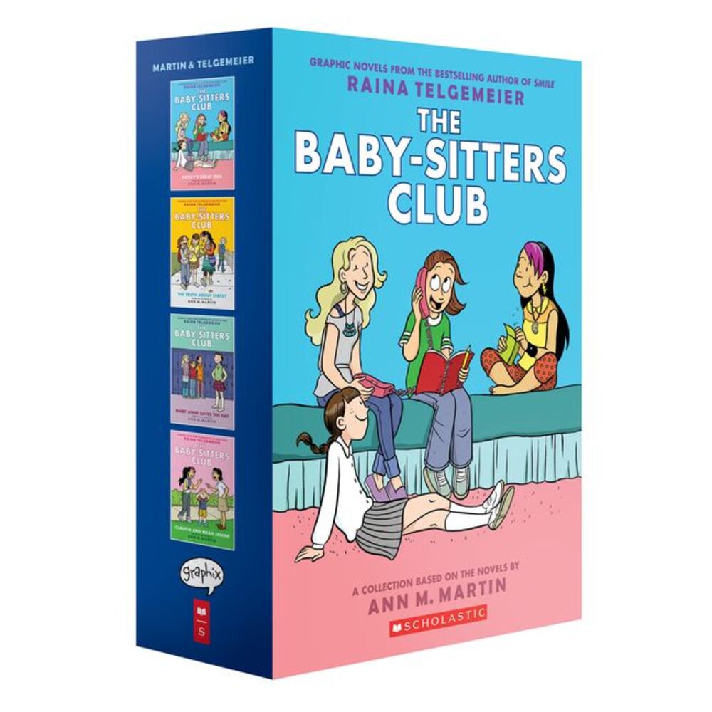 The Baby-Sitters Club #1-4 Graphic Novel Box Set -- Raina Telgemeier
